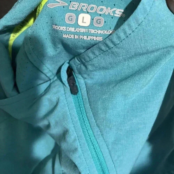 Brooks Run Happy Jacket Womens Large Dri Layer Technology Performance Running - Picture 5 of 9